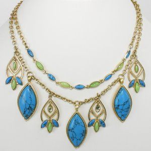 Nine West Vintage America Blue & Green Necklace